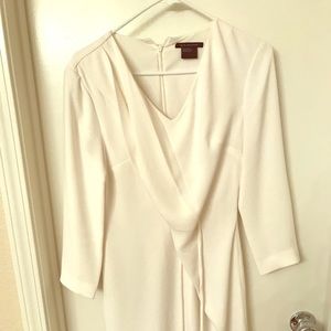 Armani exchange white dress